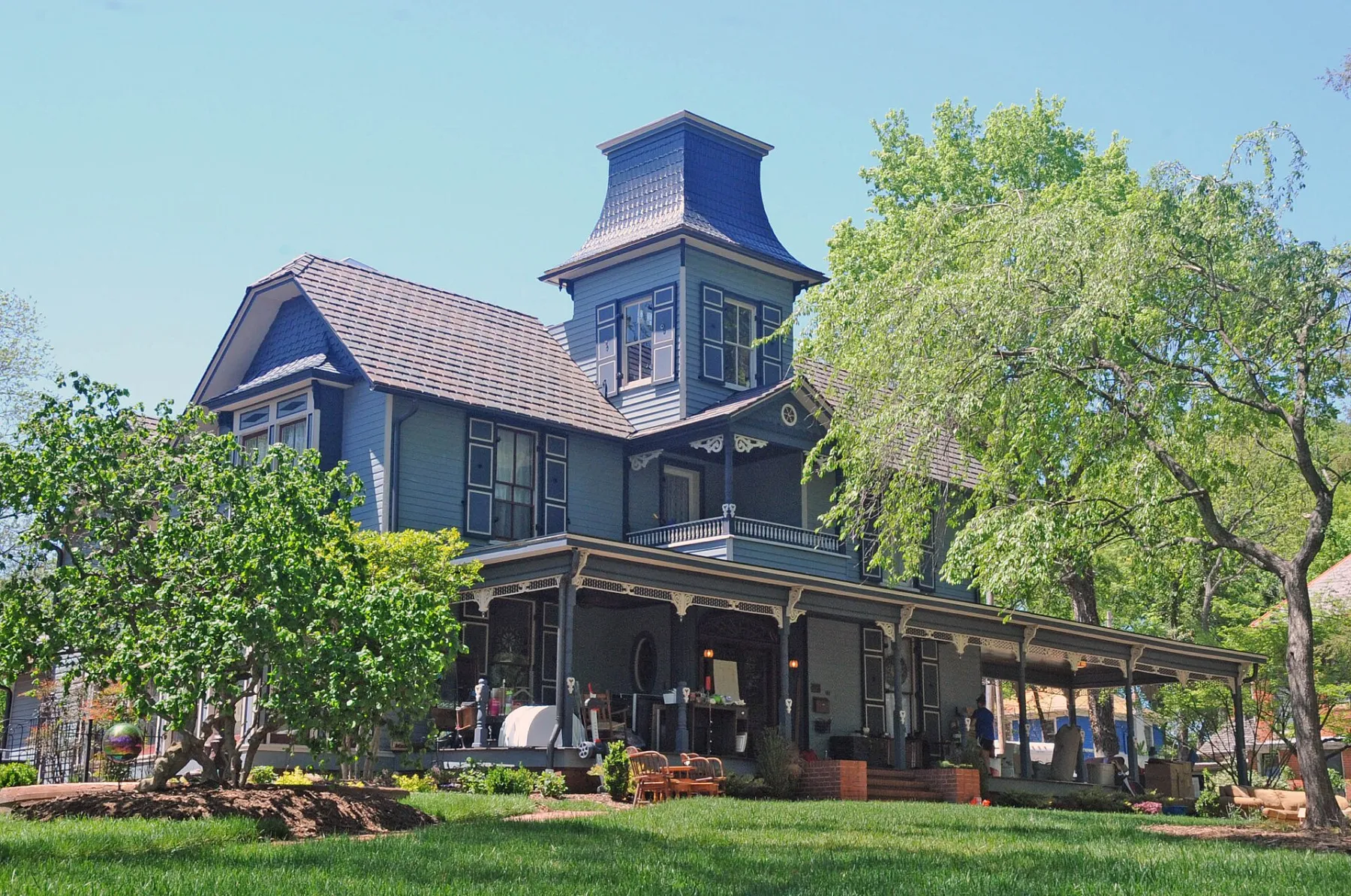 A restored Victorian home in the Academy Hill Historic District, Statesville